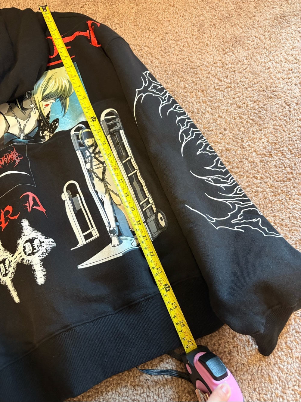 NWOT Civil Regime Misa Death Note Hoodie Medium - Picture 7 of 7